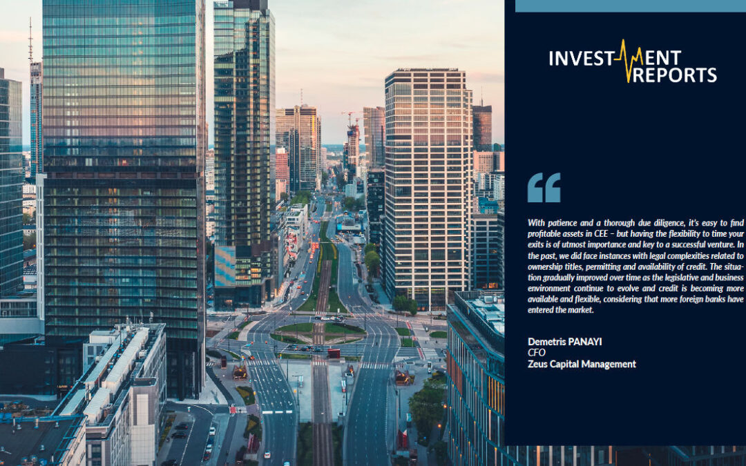Dimitri Panayi interview on investment market in Romania and Poland | Zeus Capital Management, investment management company specializing in real estate investments in Europe, the Middle East and the United States
